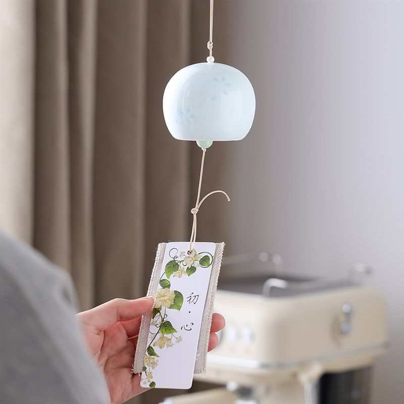 日式陶瓷风铃挂饰家居和风铃庭院装饰品手工M创意挂件祈愿床铃装,家居饰品,风铃及配件,淘宝优惠券,粉丝福利购,淘宝优惠卷