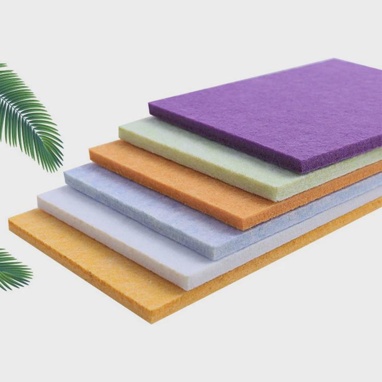 圣诞装饰隔音板幼儿园琴房ktvA聚酯纤维吸音板室内墙面毛毡隔音板