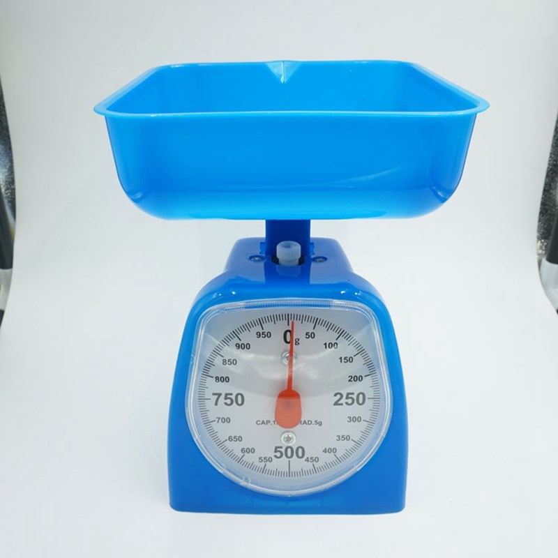 1Kg 弹簧度盘秤 刻度秤 小学生学具 J数学教学秤 圆盘塑料厨房秤