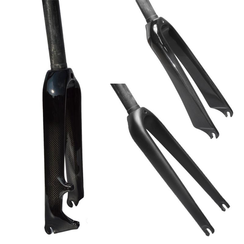 20寸451全g碳纤维折叠自行小轮车前叉16寸406碳叉C刹碟刹专用超轻