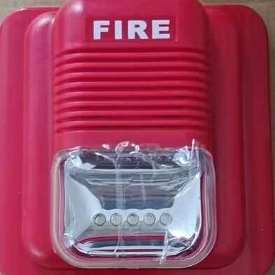 DC12V24V消防声光警报器火灾独立型声光报警器报警灯不带编码地址