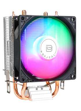 A200双铜管cpu风扇电脑散热器适用INTEL AMD台式机多平台大扇叶