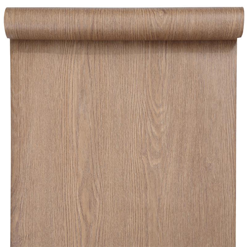 仿木粘贴纸宽2h软片家具自.防水波音1桌面贴木纹翻新米墙纸柜子