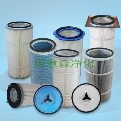 六耳快拆工业除尘滤筒喷砂器抛丸机静电喷涂喷塑粉打磨焊接滤芯