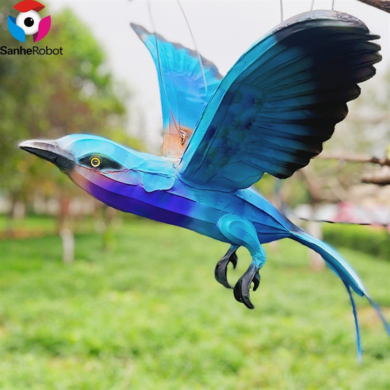 定制节日彩灯 鸟类主题花灯 庙会夜景装饰 室内S彩灯灯展制作工厂