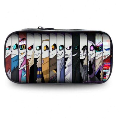 传说之下sans笔袋大容量多功能中小学生文具盒男孩儿童铅笔盒动漫