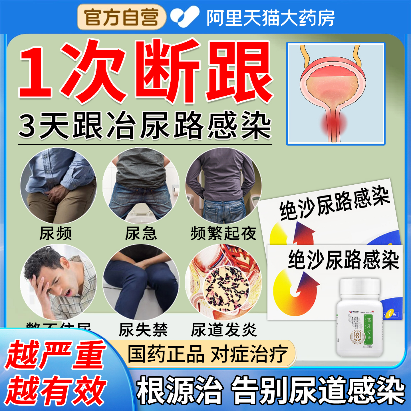 盐酸左氧氟沙星类似尿路感染尿路感染尿道刺痛尿频尿急尿不尽EI