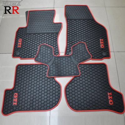 适用于大众高尔夫6 GTI 高7 GOLF 明锐RS 尚酷专用汽车乳胶脚垫