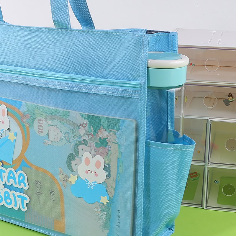 特大号立体款A3美术袋8K收纳袋帆布超大A3手提袋大容量拉链袋补习