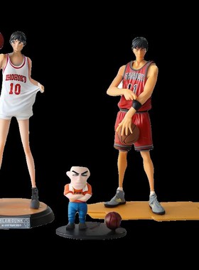 现代样板间儿童房篮球主题摆件创意男孩房桌面灌篮高手手办装饰品