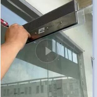免打孔限位防门挡固定器器玻璃止玻璃推边外防两阻门器限位开门器
