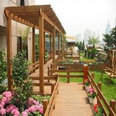 定制架花架 炭花架木尺寸各种防腐木葡萄架化格爬藤植物规