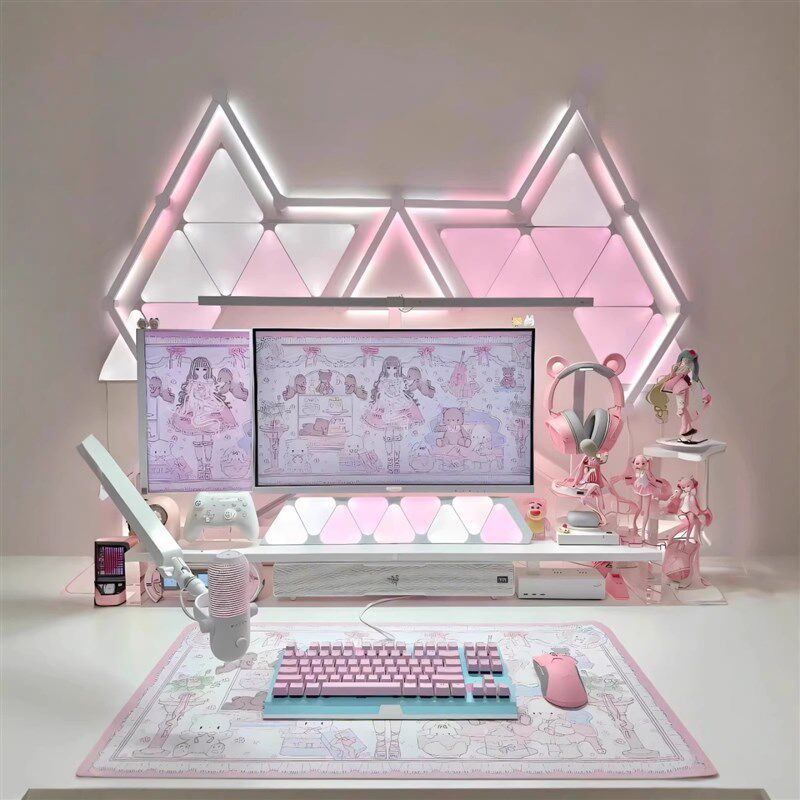 电竞气氛灯智能奇光板q背景墙量子灯声控感应遥控六角蜂窝灯气氛,家装灯饰光源,奇光板/量子灯,淘宝优惠券,粉丝福利购,淘宝优惠卷