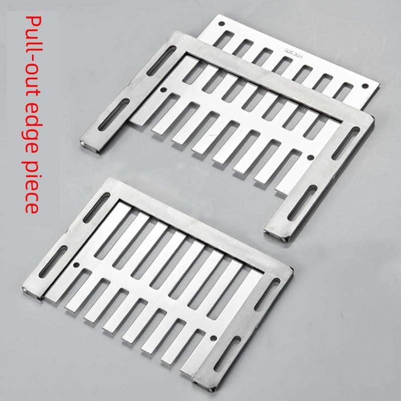 侧排水过滤器墙排水防鼠网不锈钢框架可拆卸W墙排水格栅盖