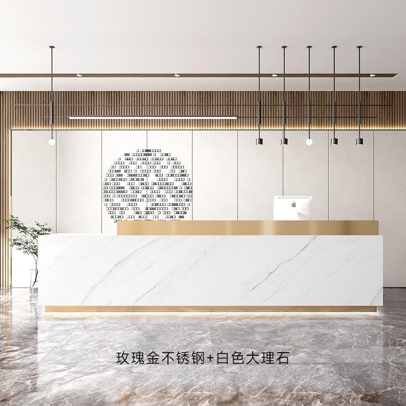 美容院健身房教育m艺术培训店铺公司酒店前台接待服务台收银台柜