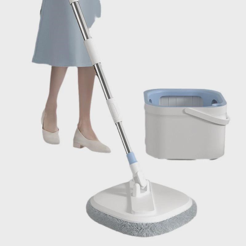 平板拖把吸水免手洗拖把家用一拖拖地桶自动旋转R杆甩干懒人拖布