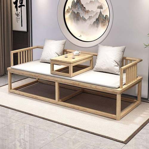 罗汉床实木新中式沙发中国风客厅小户型现代简约沙发床两用躺椅