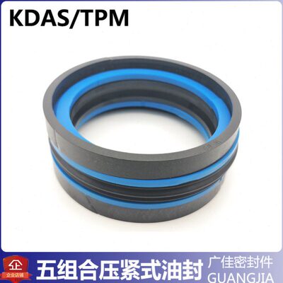 孔用密封圈五件套组合油封 DAS 120 95/120 106/125 100/103/108