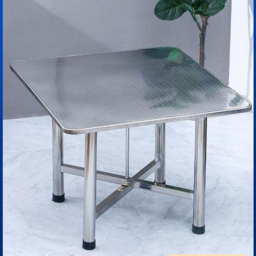 不锈钢可折叠收纳大圆餐桌酒店大台桌圆形餐厅桌家用吃饭折叠圆桌