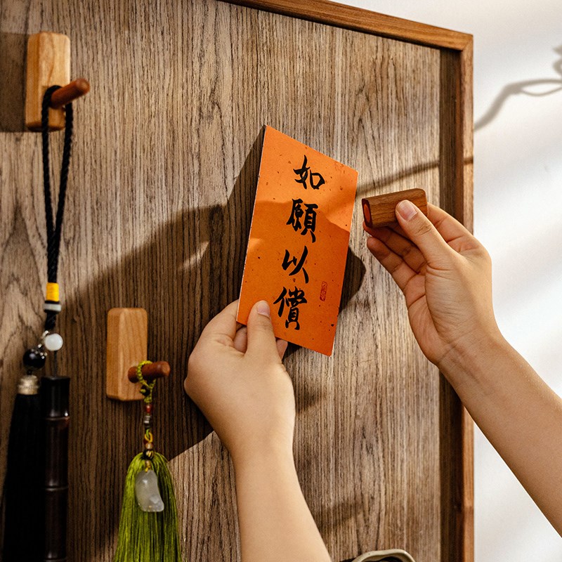 黑胡桃木电表箱装饰画轻奢高级感北欧简约免打孔电闸弱电箱盒遮挡