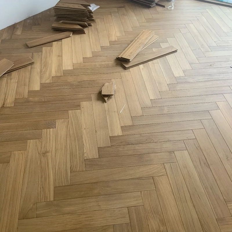 缅甸柚木老料二手翻新防水地板地暖锁扣家用改刀原木环保轻奢极简