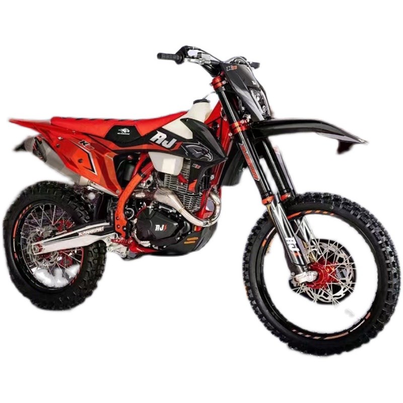 AJ1 越野摩托车场地林道非公路水冷250/NB300cc高架高赛山地赛车