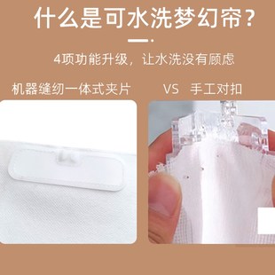 机洗款 窗帘米家天猫竖百叶垂直帘客厅阳台 电动梦幻帘手动2024新款