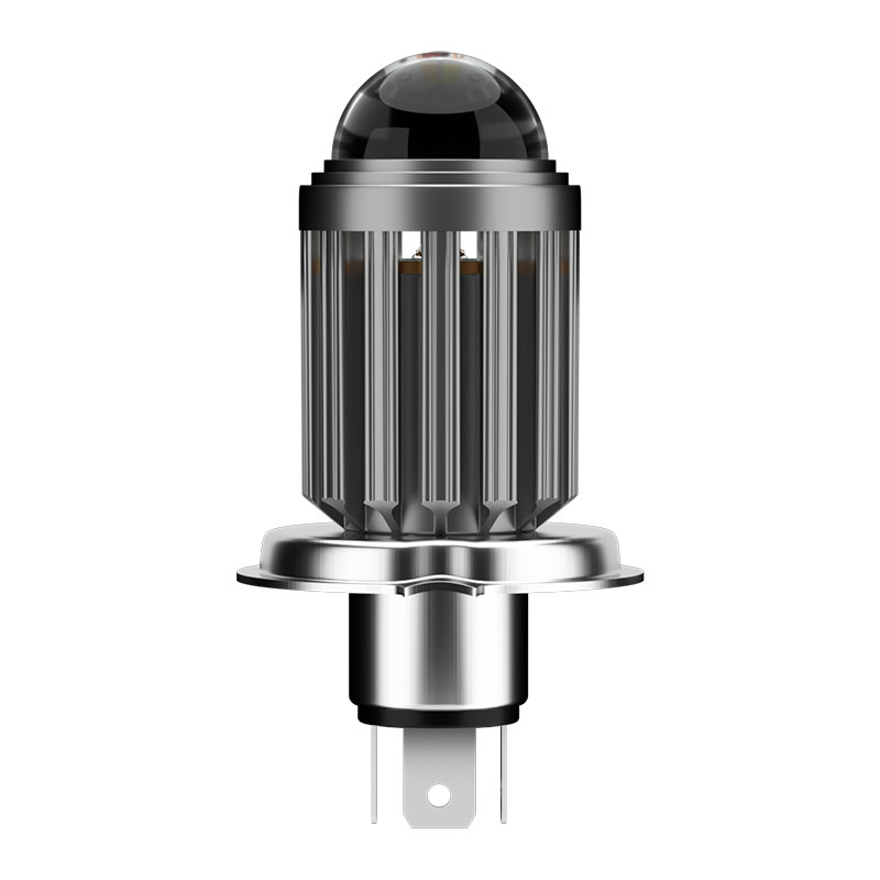 电动车灯摩托车改装超亮白光12V60V 强光透镜LED大灯泡远近光射灯