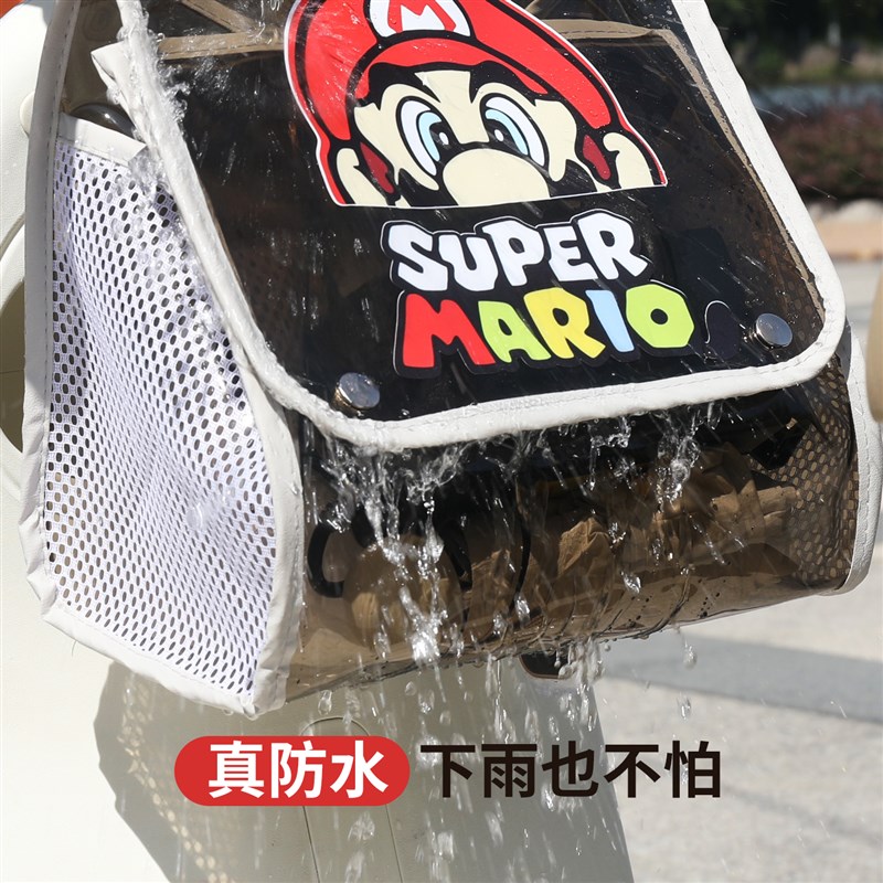 电动车前置物兜防水挂袋电瓶车自行车新款挂包电车充电器雨衣袋子