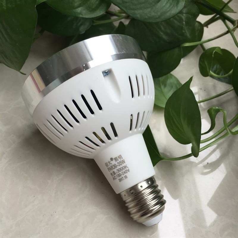 LED帕灯替换光源35W射灯灯泡轨道灯单灯芯E27螺口PAR30超亮帕灯杯