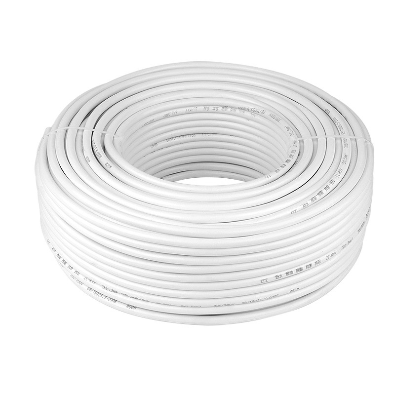 圆形护套线RVV2芯3芯讯号线家用照明户外纯铜电线软线监控电源线