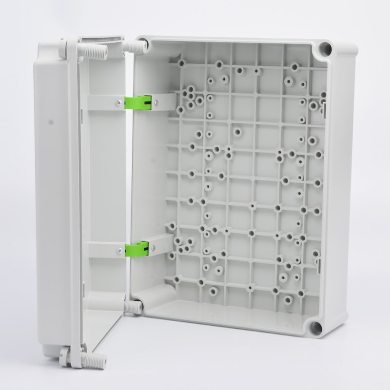 户外PC塑料电源接线盒室外监控防尘防腐防水箱密封仪表壳体按钮盒