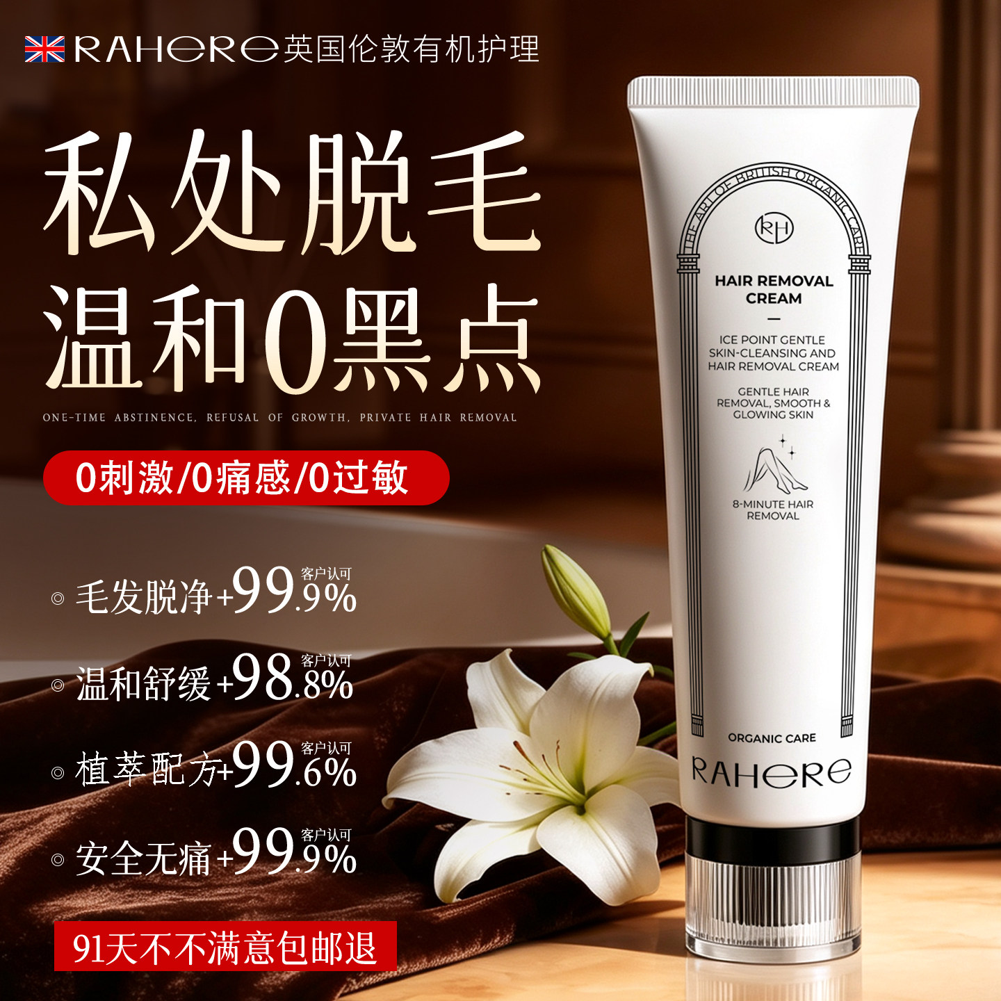 进口私处脱毛膏女男腋下私密去阴专用全身不留黑点永腿毛久比基尼