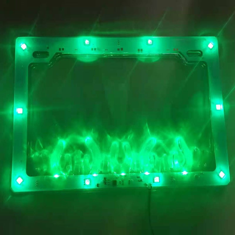 摩托车改装12V七彩车尾灯125鬼火踏板车爆闪后尾灯刹车灯装饰彩灯