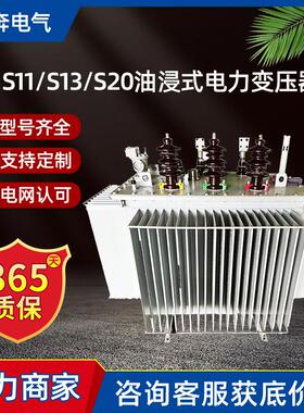 S11油浸式电力变压器10/0.4铜芯S13/20/22铝线80KW630kva有载调压
