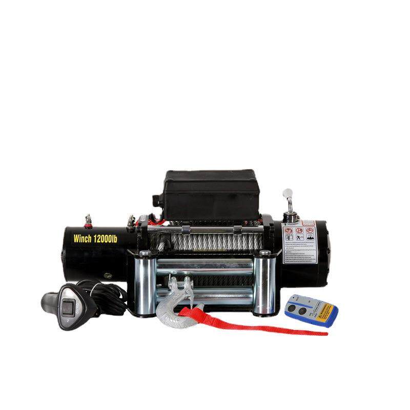 直销12v/24v12000磅电动绞盘越野车载绞盘