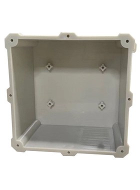 白色塑料防水外壳户外防水接线盒IP68仪表外壳PC密封室外防雨壳体