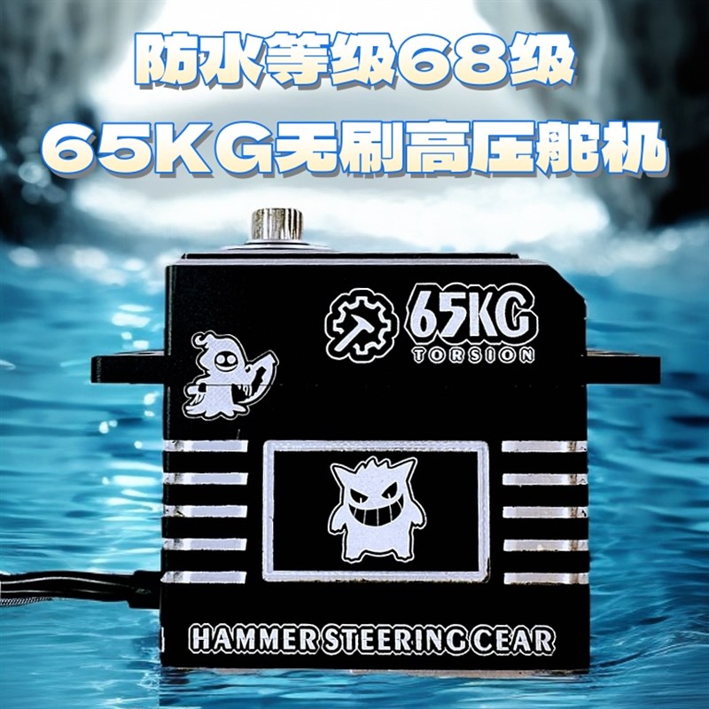 锤子舵机9350防水潜水60KG高压无刷IPX68易控4082 向西H8H 遥控车