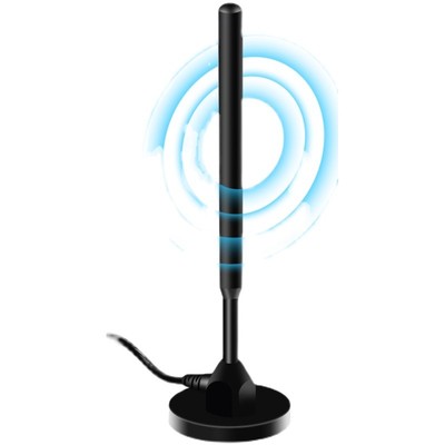 适用德生收音机增强信号接收FM调频电台天线fm功放外接调频放大器