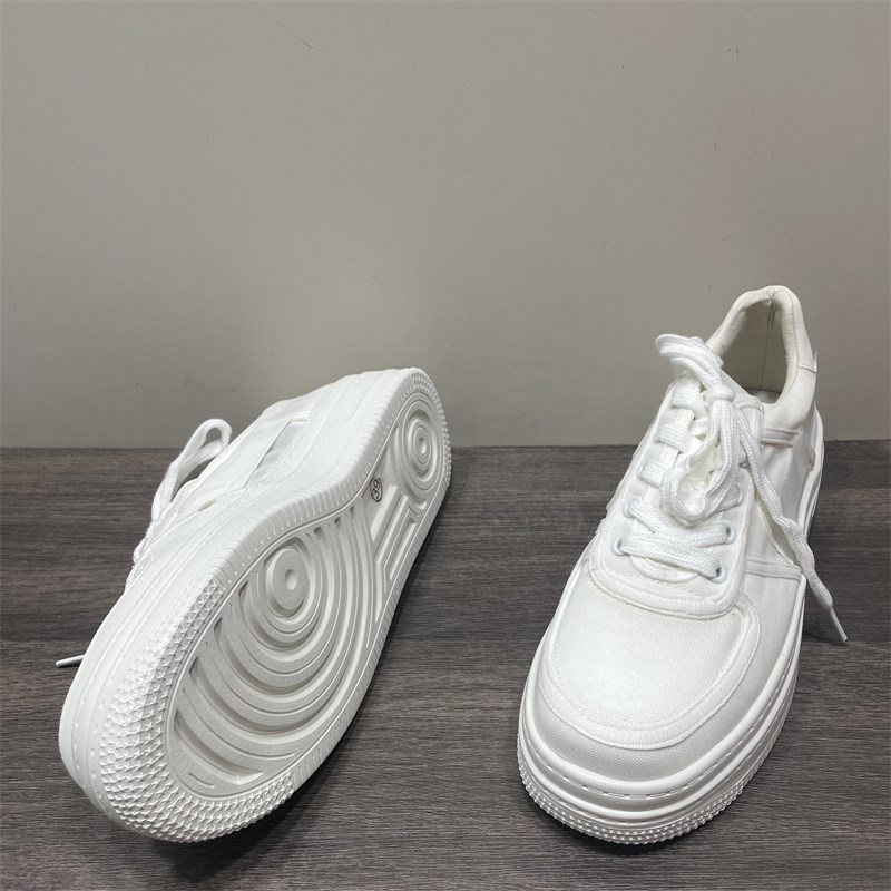 断码处理夏季薄款网纱厚底冰丝布小白鞋女休闲时尚透气运动板鞋女