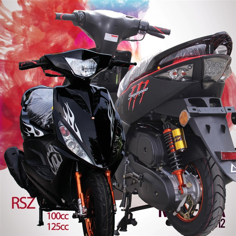 鬼火摩托车125CC踏板车 国四电喷可上牌摩托车燃油车助力车踏板车