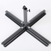 太阳伞沙滩伞支架金属配件十字固定钢组装 金属便携加固底座