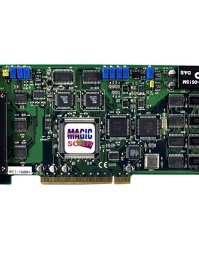 泓格PCI-1800HU/LU高增益12位44KHz模拟量2路DA/16路DI/DO采集卡