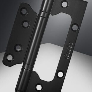 卡贝4寸5寸不锈钢子母合页静音加厚免开槽木门字母合叶铰链五金