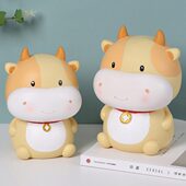牛存钱罐十二生肖牛年儿童防摔可存可取储钱罐男孩女生创意储蓄罐