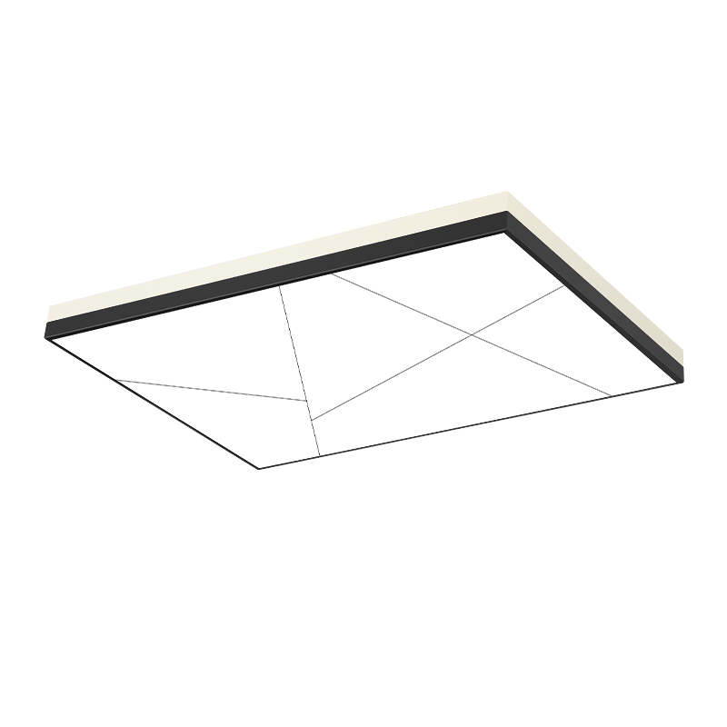 客厅灯简约现代大气家用北欧大灯新款餐厅长方形超薄led吸顶灯具