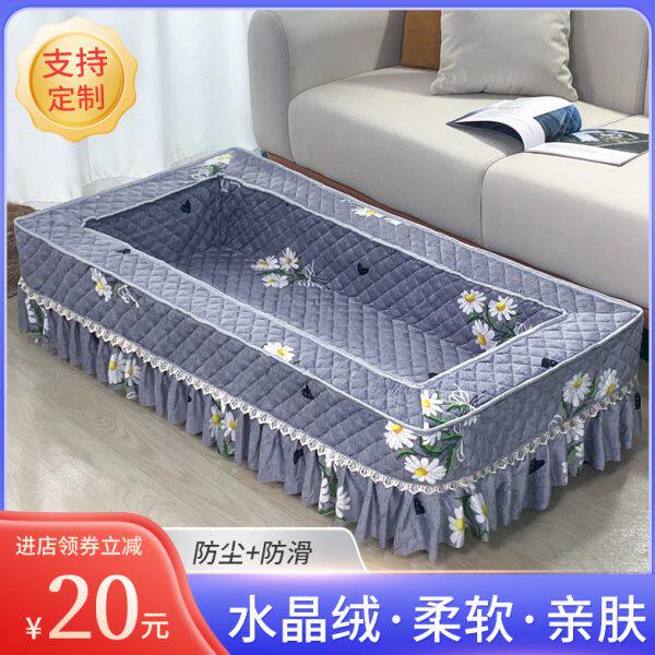 可定做冬季火箱套罩电火箱加厚家用实木取暖器套子烤火套被防尘罩