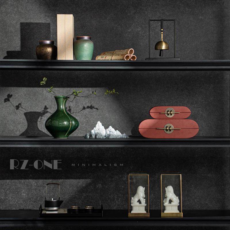 左顾新中式博古架茶室书房高级感壁龛装饰品摆设中古样板间摆件,畜牧/养殖物资,畜牧/养殖器械,淘宝优惠券,粉丝福利购,淘宝优惠卷