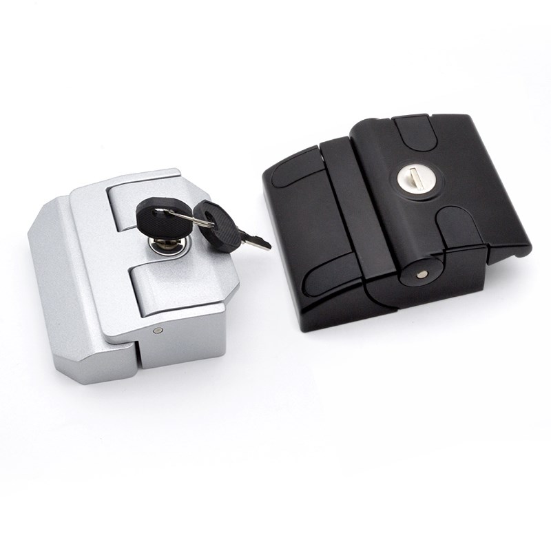 型材铝合金门锁机柜锁具机械设备安全锁MS901-1-2工业防护围栏锁