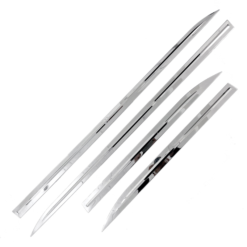 适用别克君威门边条 17-23新款车身防擦贴片立体不锈钢改装饰亮条